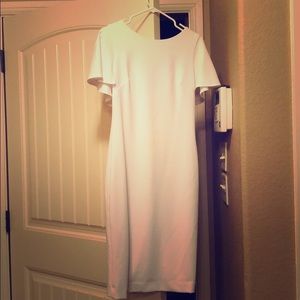 NWOT!! Adorable Calvin Klein white dress!